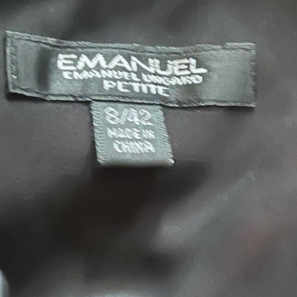 90s Emanuel Ungaro Velvet Square Neck Side Slit Minimal Whimsigoth Maxi Dress 8P - Picture 6 of 7